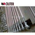 OLITER thermocouple with cast iron head compression fitting used in molten aluminum zinc thermocouple with alundum tube